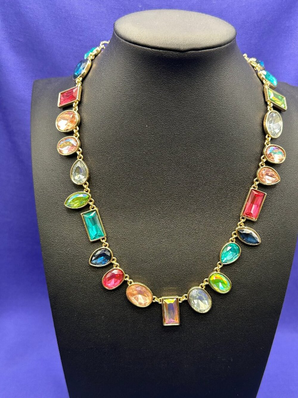 INC Int’l Concepts Necklace – Multi-Colored Jewel Tone Beads